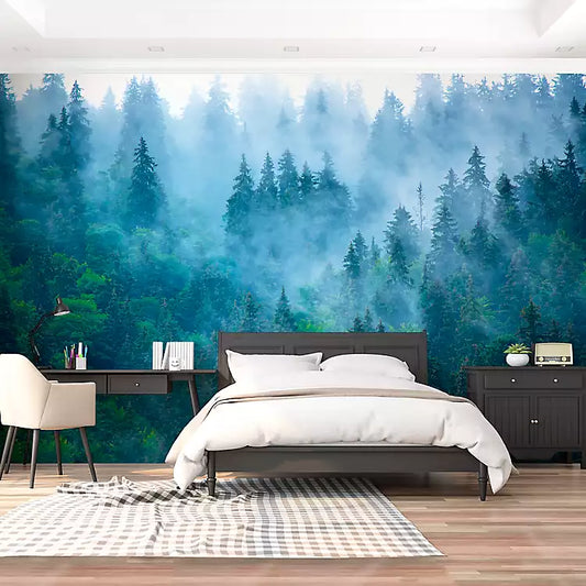 Misty Forest Peel and Stick Wall Mural